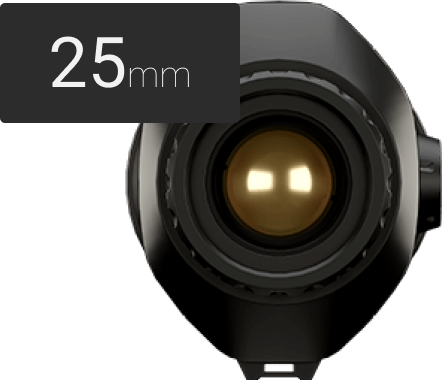 25mm lens